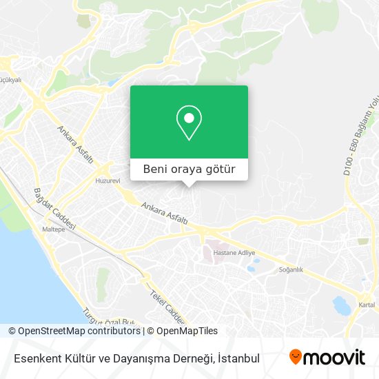 Esenkent Kültür ve Dayanışma Derneği harita