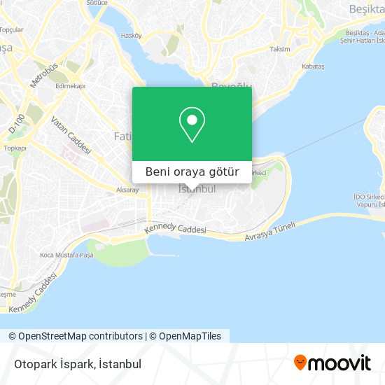 Otopark İspark harita
