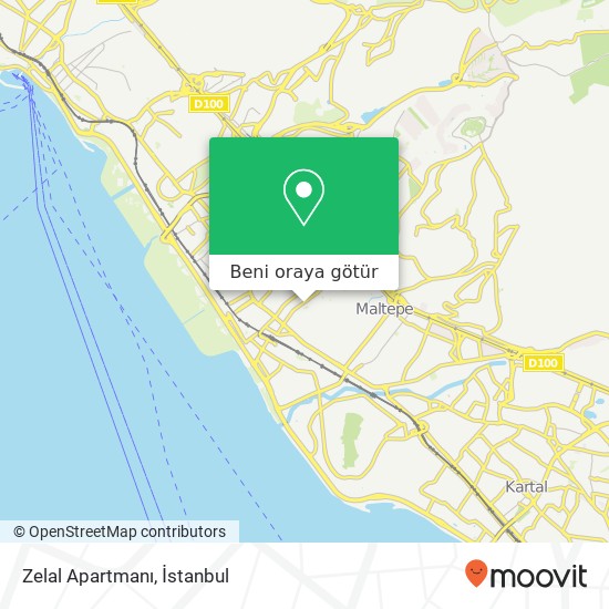 Zelal Apartmanı harita