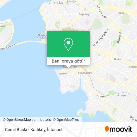 Cemil Baskı - Kadıköy harita