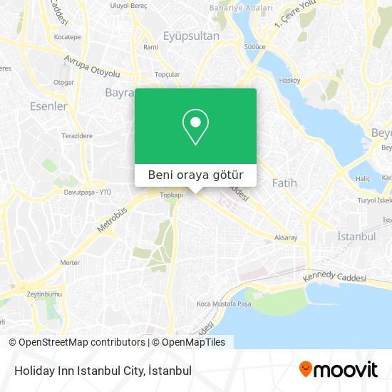 Holiday Inn Istanbul City harita