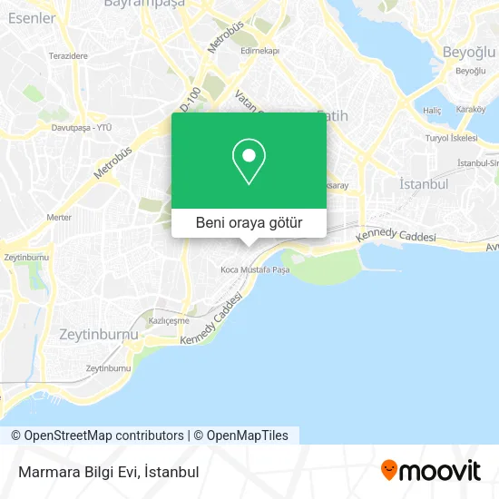 Marmara Bilgi Evi harita