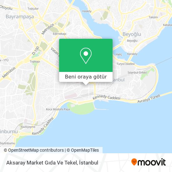 Aksaray Market Gıda Ve Tekel harita