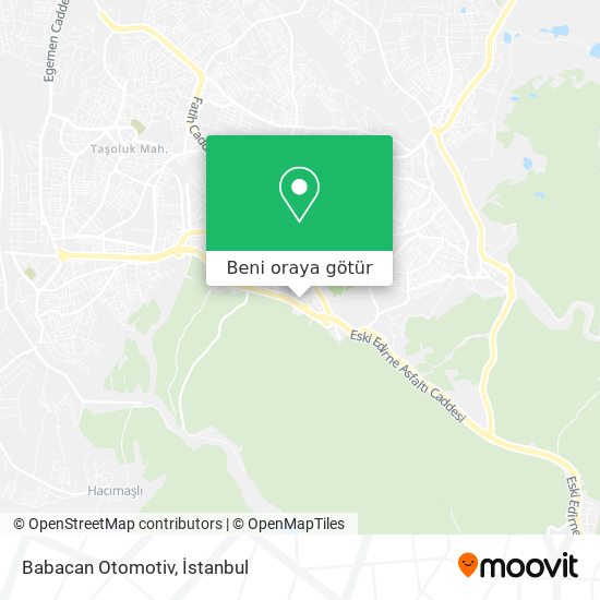 Babacan Otomotiv harita