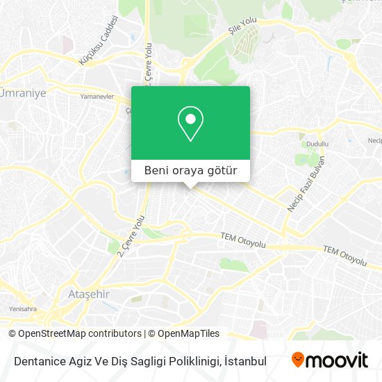 Dentanice Agiz Ve Diş Sagligi Poliklinigi harita