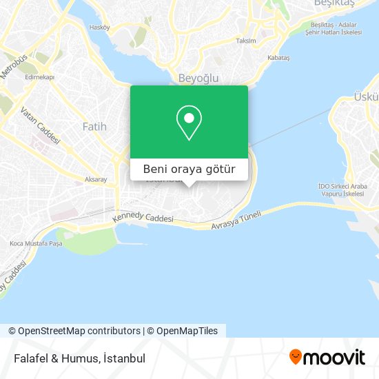 Falafel & Humus harita