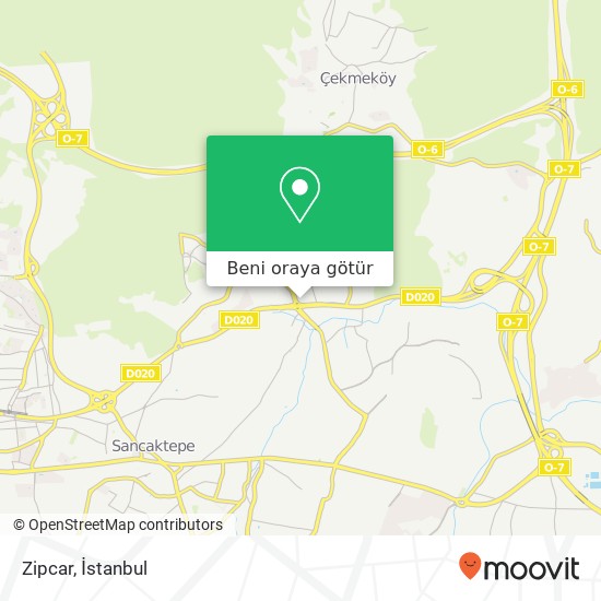 Zipcar harita