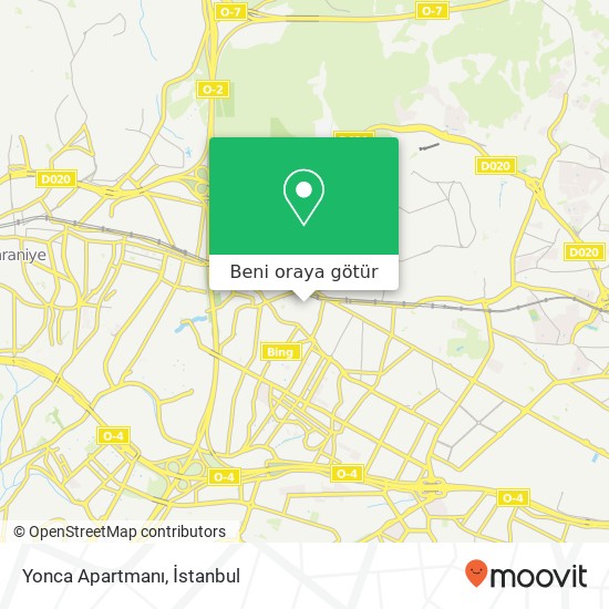 Yonca Apartmanı harita