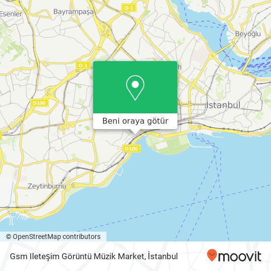 Gsm Ileteşim Görüntü Müzik Market harita
