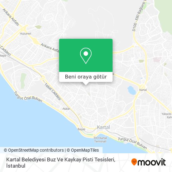 Kartal Belediyesi Buz Ve Kaykay Pisti Tesisleri harita