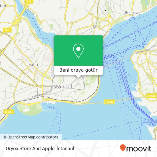 Oryox Store And Apple harita