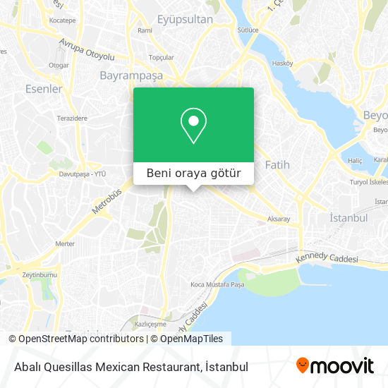 Abalı Quesillas Mexican Restaurant harita