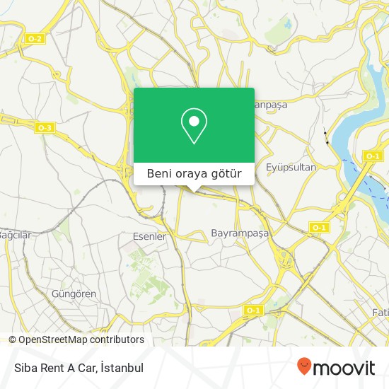 Siba Rent A Car harita