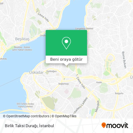 Birlik Taksi Durağı harita