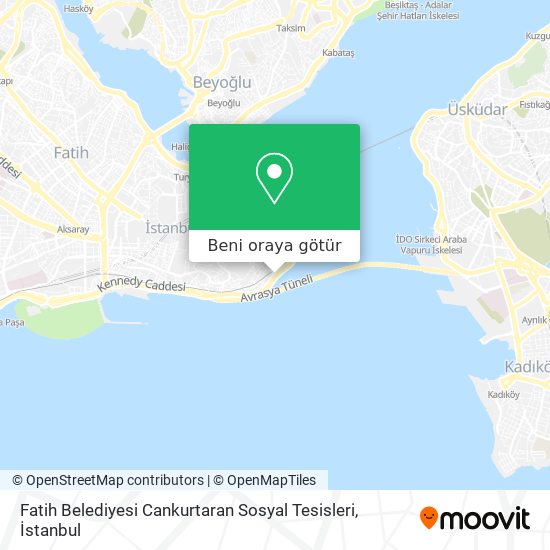Fatih Belediyesi Cankurtaran Sosyal Tesisleri harita