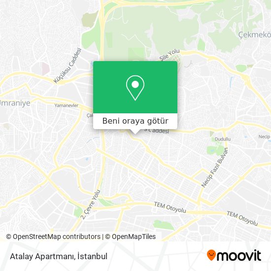 Atalay Apartmanı harita