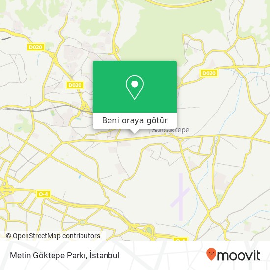 Metin Göktepe Parkı harita