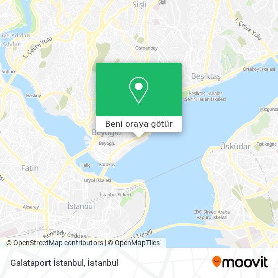 Galataport İstanbul harita