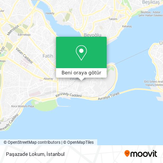 Paşazade Lokum harita