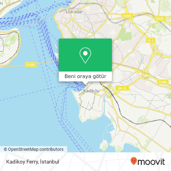Kadikoy Ferry harita