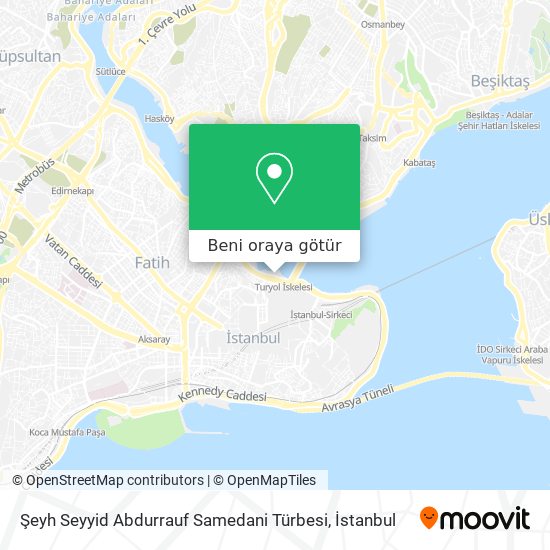 Şeyh Seyyid Abdurrauf Samedani Türbesi harita