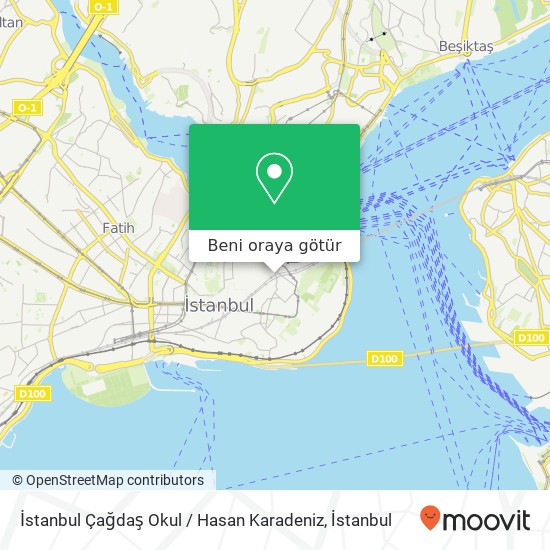 İstanbul Çağdaş Okul / Hasan Karadeniz harita