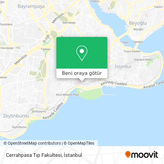 Cerrahpasa Tıp Fakultesi harita