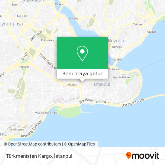 Türkmenistan Kargo harita