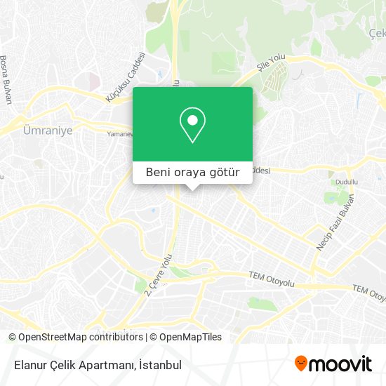 Elanur Çelik Apartmanı harita