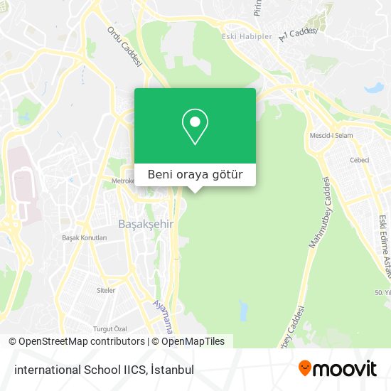 international School IICS harita
