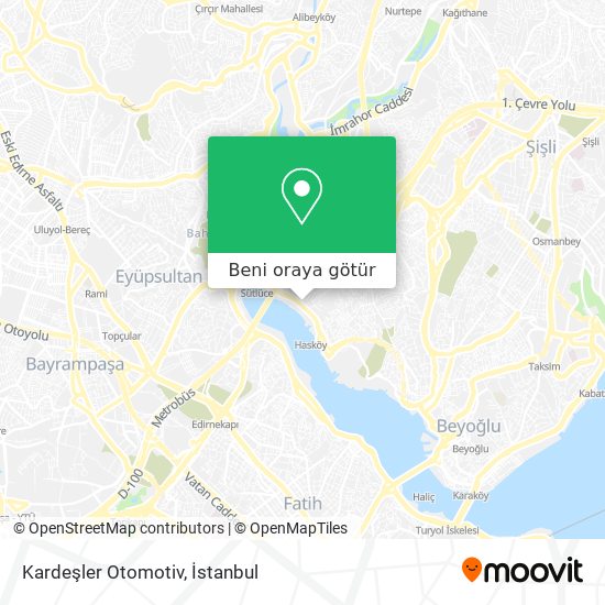 Kardeşler Otomotiv harita