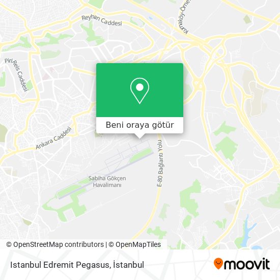 Istanbul Edremit Pegasus harita