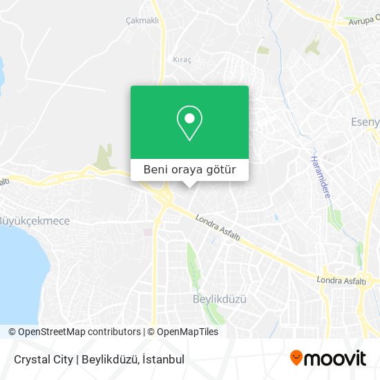 Crystal City | Beylikdüzü harita