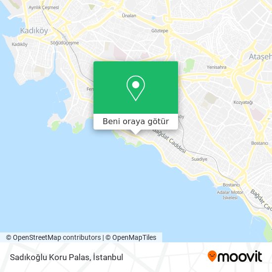 Sadıkoğlu Koru Palas harita
