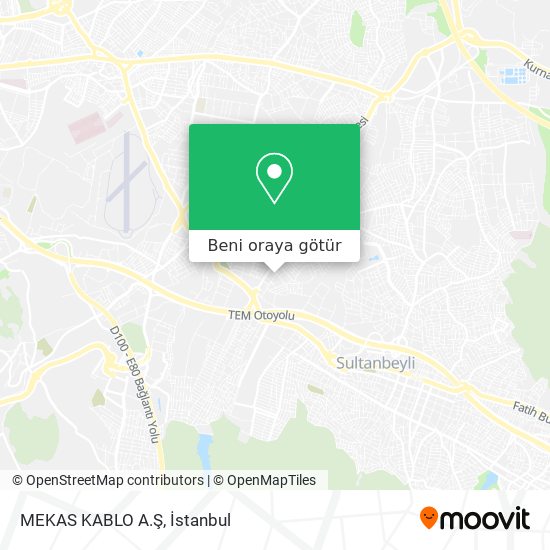 MEKAS KABLO A.Ş harita