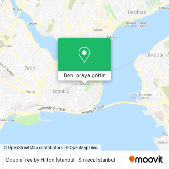 DoubleTree by Hilton İstanbul  - Sirkeci harita