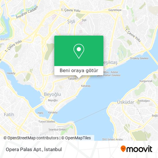 Opera Palas Apt. harita