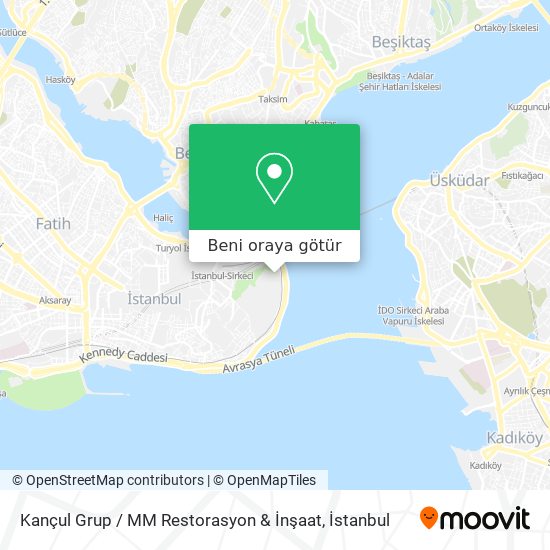 Kançul Grup / MM Restorasyon & İnşaat harita