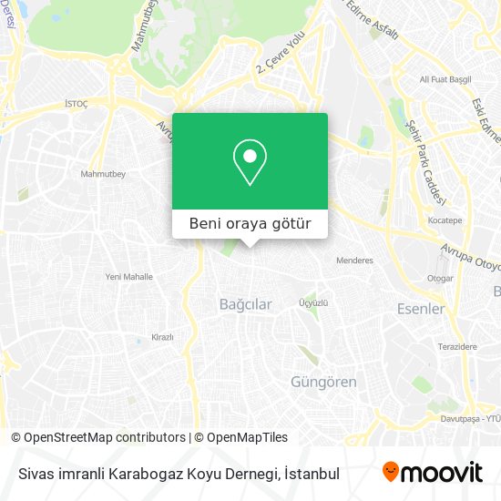 Sivas imranli Karabogaz Koyu Dernegi harita