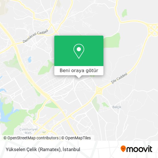 Yükselen Çelik (Ramatex) harita