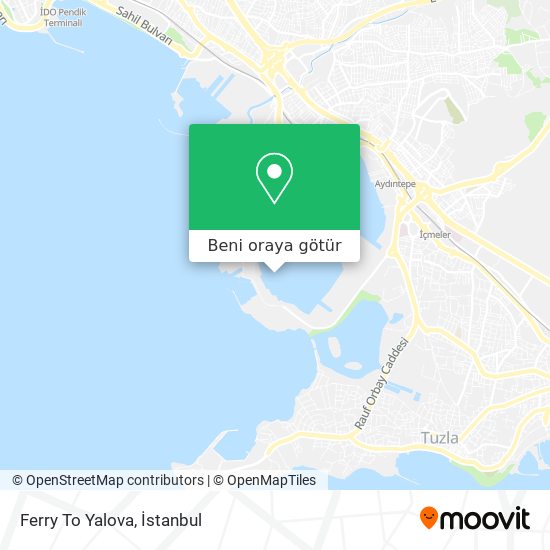 Ferry To Yalova harita