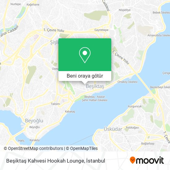 Beşiktaş Kahvesi Hookah Lounge harita