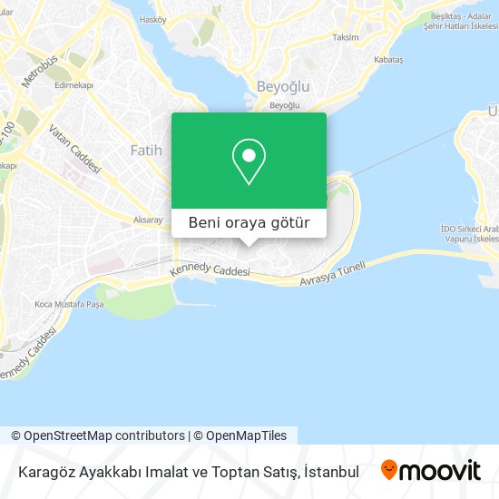 Karagöz Ayakkabı Imalat ve Toptan Satış harita