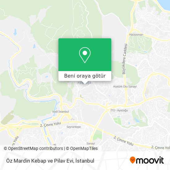 Öz Mardin Kebap ve Pilav Evi harita