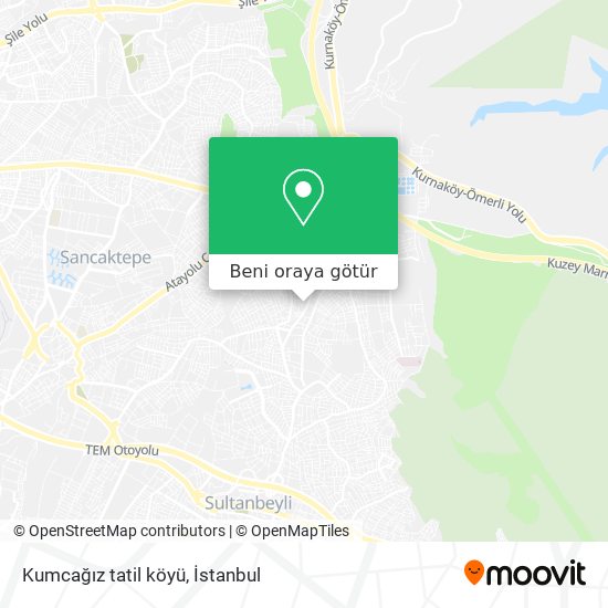 Kumcağız tatil köyü harita
