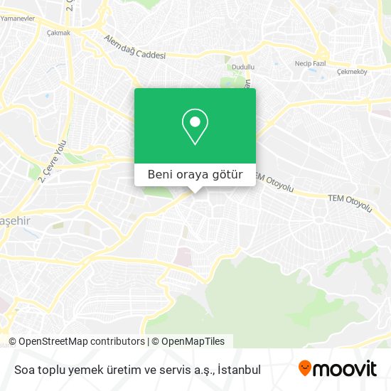 Soa toplu yemek üretim ve servis a.ş. harita