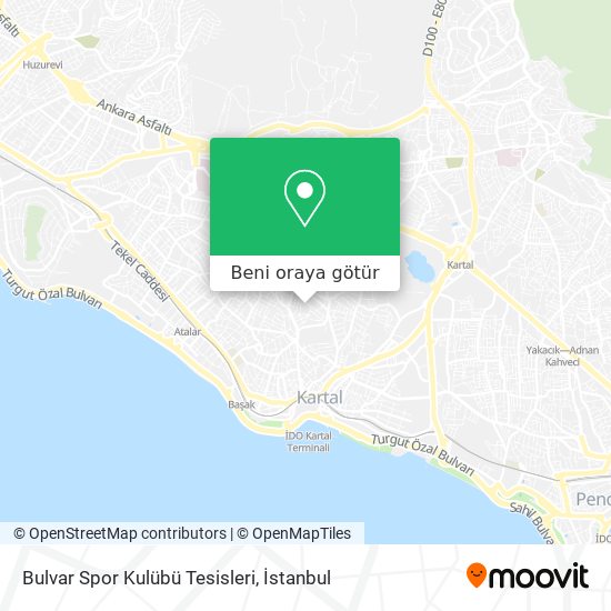 Bulvar Spor Kulübü Tesisleri harita