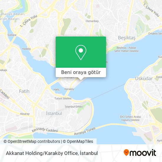 Akkanat Holding/Karaköy Office harita