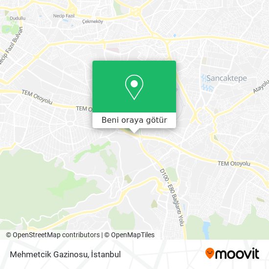 Mehmetcik Gazinosu harita