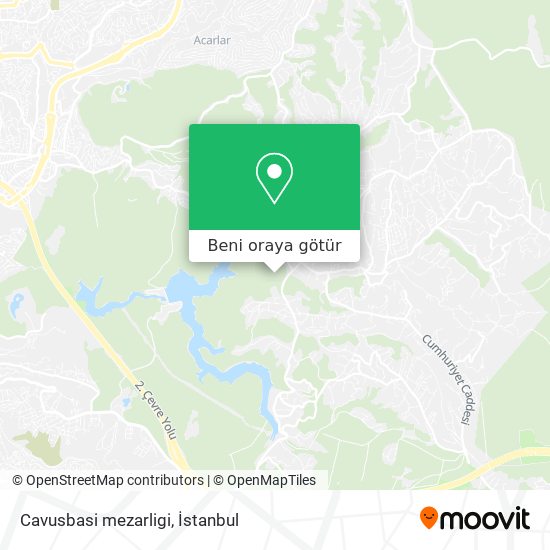 Cavusbasi mezarligi harita